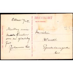 Odense - Udsigt fra Albanibroen - Stender 19087 - Brugt