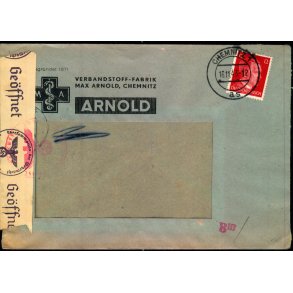 Censurbrev fra Tyskland  16 -11 - 43 - Til Danmark