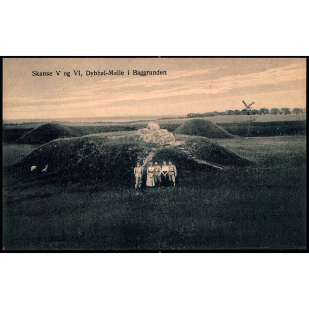 Skanse V og VI - Dybb�l-M�lle i Baggrunden - J. Bolsen 82 - Ubrugt