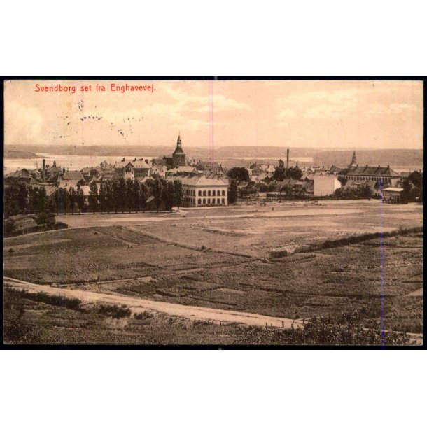 Svendborg set fra Enghavevej - Johs. Broersens Forlag 1538 - Brugt
