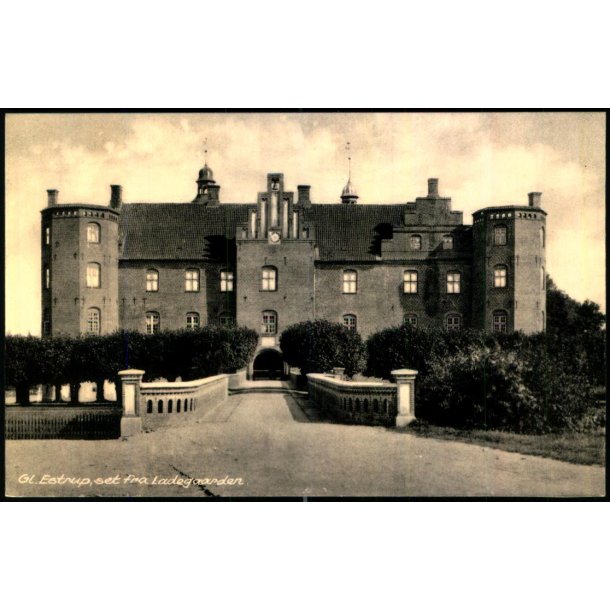 Gl. Estrup - Set fra Ladegaarden - Eneret 2605 - Ubrugt