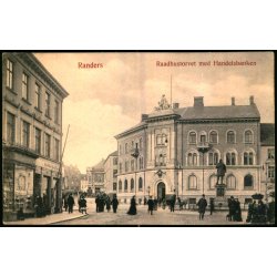 Randers - Raadhustorvet med Handelsbanken - J.M. Jensen 229 - Brugt