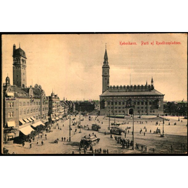 Kbenhavn -  Parti af Raadhuspladsen - 2760