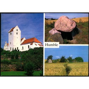 Humble Kirke - Kong Humbles Grav - Kartonkort u/n - Ubrugt