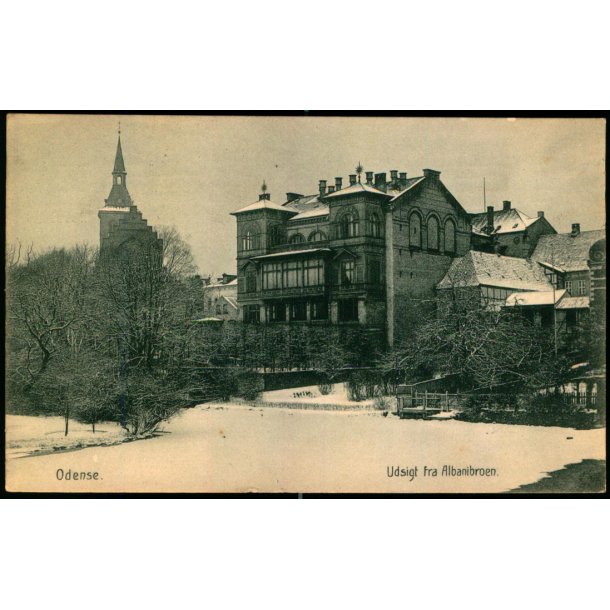 Odense - Udsigt fra Albanibroen - Stender 19087 - Brugt
