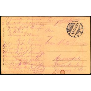 Feldpost - Stendal   6 -4 -15 - Til  Apenrade - Billedside : Stendal - Dom