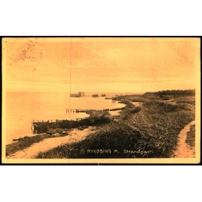 Nyk�bing M.  - Strandparti - Stender 25431 - Brugt