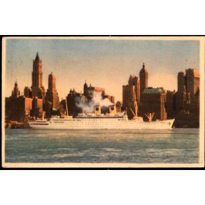 M/S GRIPSHOLM - Swedish American Line - u/n - Brugt