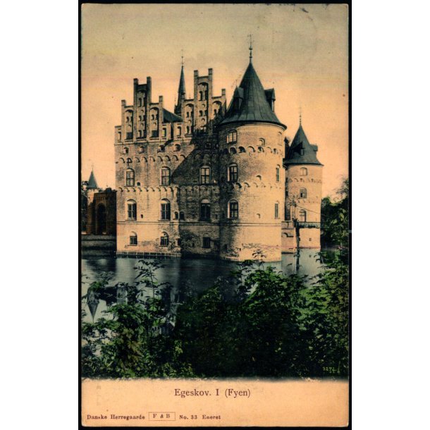 Egeskov I (Fyen) - Danske Herregaarde F&B 33 - Brugt