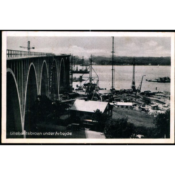 Lillebltsbroen under Arbejde - J.A.F. 4028 - Brugt