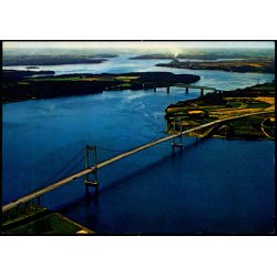 Luftfoto af den gamle og nye Lillebltsbro - Stender 149 506 028 - Ubrugt