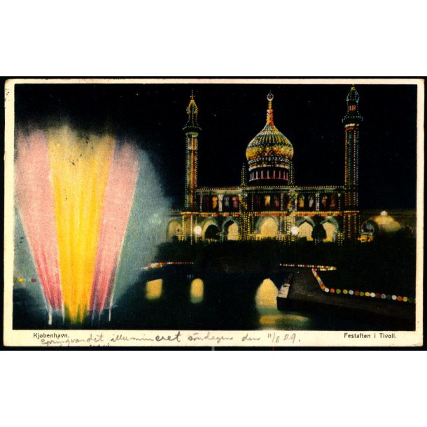 Kbenhavn - Festaften i Tivoli - Stender 329