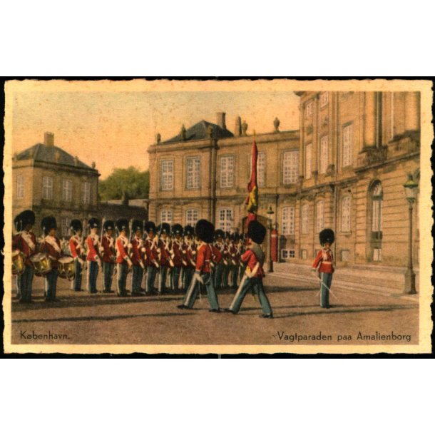Kbenhavn - Vagtparaden paa Amalienborg - u/n