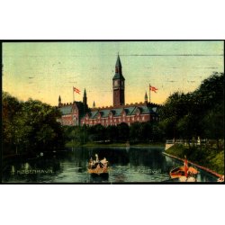 Kbenhavn - Raadhuset set fra Tivoli - Stender 36077 - Brugt