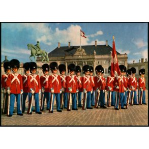 K�benhavn - Amalienborg - Garden i gallauniform - Dancolor 97