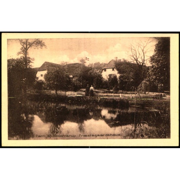  Parti af Tommerup Pr�stegaardshave. - Kbm. M. Hansen u/n - Ubrugt