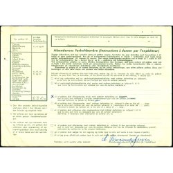 Luftpost - Internationalt Adressekort for luftpakke til Syd Afrika fra Danmark - 11 - 8 - 71