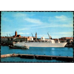 G&ouml;teborg - Hamnen.  med "GRIPSHOLM" - 137 - Ubrugt