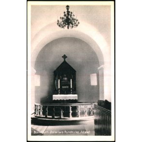 Bornholm - sterlars Rundkirke - Alteret - Colbergs Bogh. 1203 - Ubrugt 