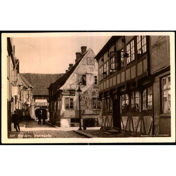 Randers - Snaregade - Fotokort Stender 591 - Brugt