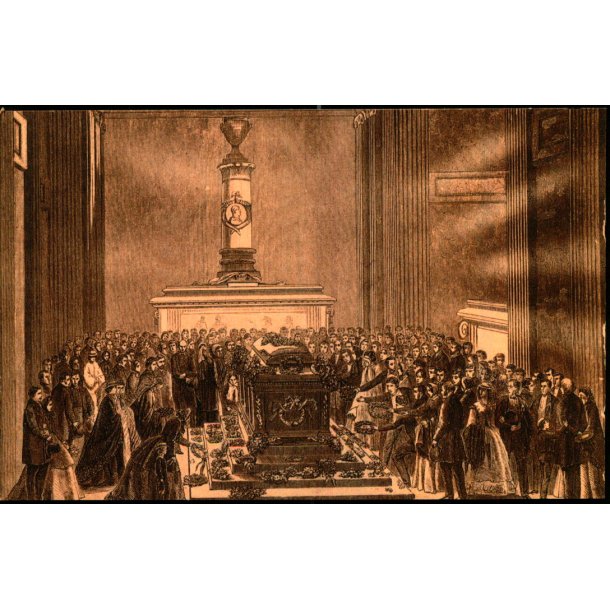 Slesvigere bekranser Frederik d. VII s kiste i Roskilde Domkirke -  Flensborg 21 - Ubrugt