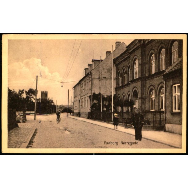 Faaborg - N�rregade - F.C. Alstr�ms Bogh. 42883 - Brugt