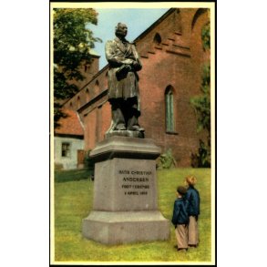 Odense - H.C. Andersens Statue i Eventyrhaven - Stender 21 - Ubrugt