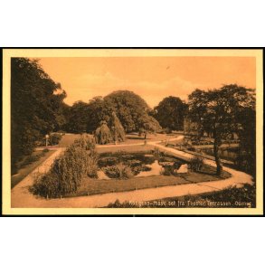 Kongens Have set fra Theaterets- Terrassen - Odense - I.C.P.V. u/n - Ubrugt