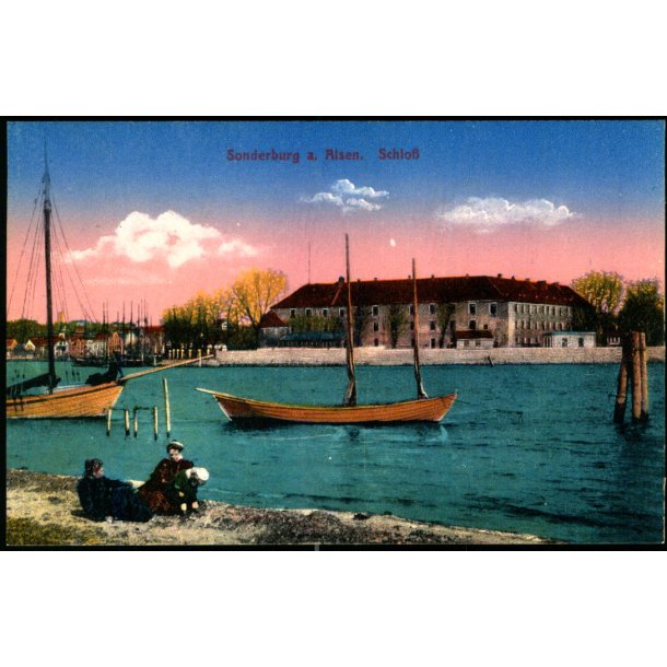 Sonderburg -a. Alsen Schloss - M. Gl�kstadt &amp; M�den 7174 - Ubrugt