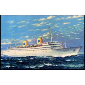 M/S GRIPSHOLM - Swedish American Line - u/n - Ubrugt