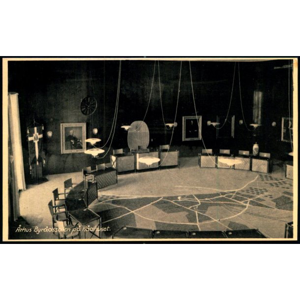 Aarhus - Byr�dssalen p� R�dhuset - Stender �. 680 - Ubrugt