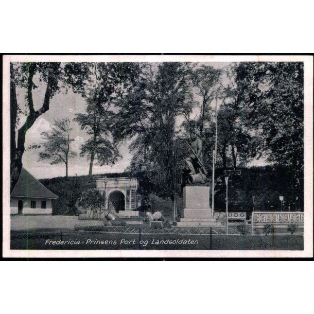 Fredericia - Prinsens Port og Landsoldaten - J.A.F. 2076 - Ubrugt
