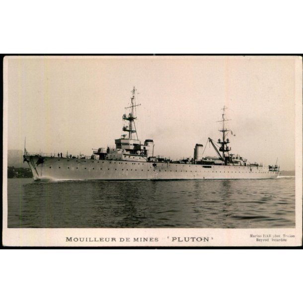 Mouilleur De Mines "Pluton" - Fotokort u/n