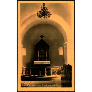 Bornholm - sterlars Rundkirke - Alteret - Colbergs Bogh. 1203 - Ubrugt 