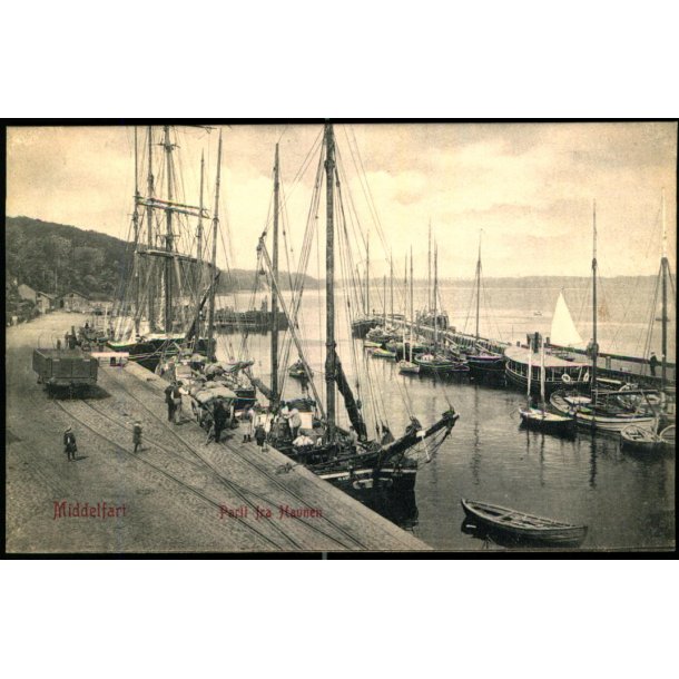 Middelfart - Parti fra Havnen - W&M 3756 - Ubrugt