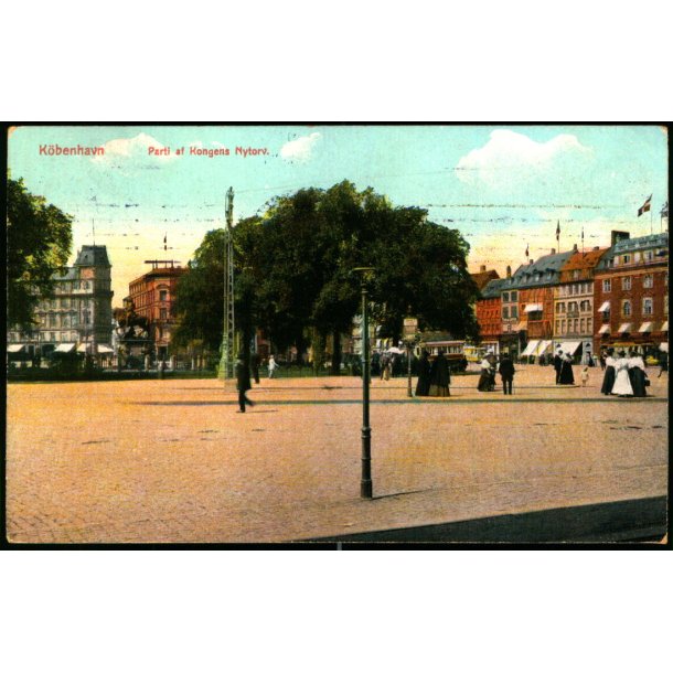 K�benhavn - Parti af Kongens Nytorv - P 119