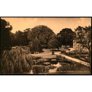 Kongens Have set fra Theaterets- Terrassen - Odense - Chr. Pedersens Forlag 16 p - Ubrugt