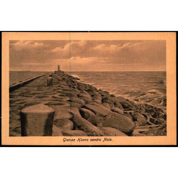 Grenaa Havns sndre Mole - Vilh. Hansens Bogh. u/n - Ubrugt