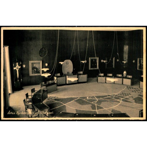 Aarhus - Byr�dssalen p� R�dhuset - Stender �. 680 - Brugt