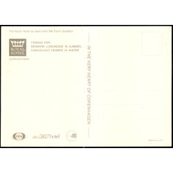 The Royal Hotel as seen from the Tivoli Gardens at Twilight - IHA u/n