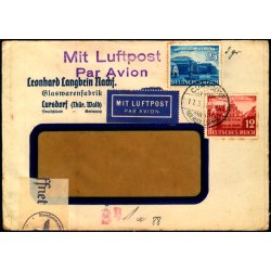 Luftpost  Censurbrev fra Tyskland  17 - 3 - 41 - Til Danmark