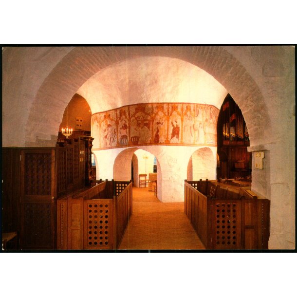 Bornholm - sterlars Rundkirke - Kirkeskibet set fra Alteret - Gornitzka tryk. u/n - Ubrugt