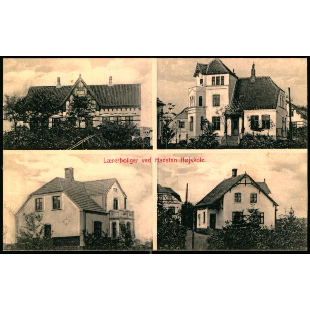 L�rerboliger ved Hadsten H�jskole - C.E. Christensen 29687 - Ubrugt