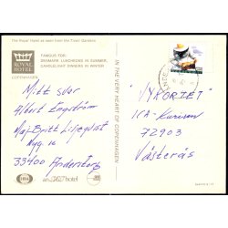 The Royal Hotel as seen from the Tivoli Gardens at Twilight - IHA u/n