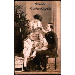 Feldpost - K.D. Feldpostexp.   19 -12 -16 - Til  Dresten - Billedside : Weinachtsgrbe