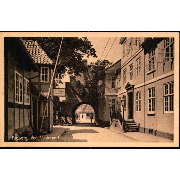 Faaborg - Ved Vesterport - David I. Bagers Bogh. 56793