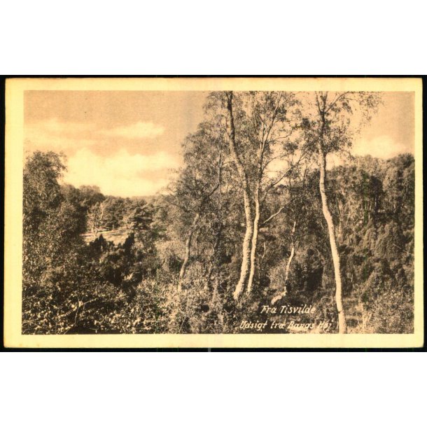 Fra Tisvilde Hegn - Udsigt fra Bangs H�j - E. Ramlaus Bogh. u/n - Ubrugt