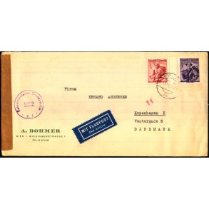 Luftpost - Censurbrev fra strig til Kbenhavn - 13 - 12 - 51