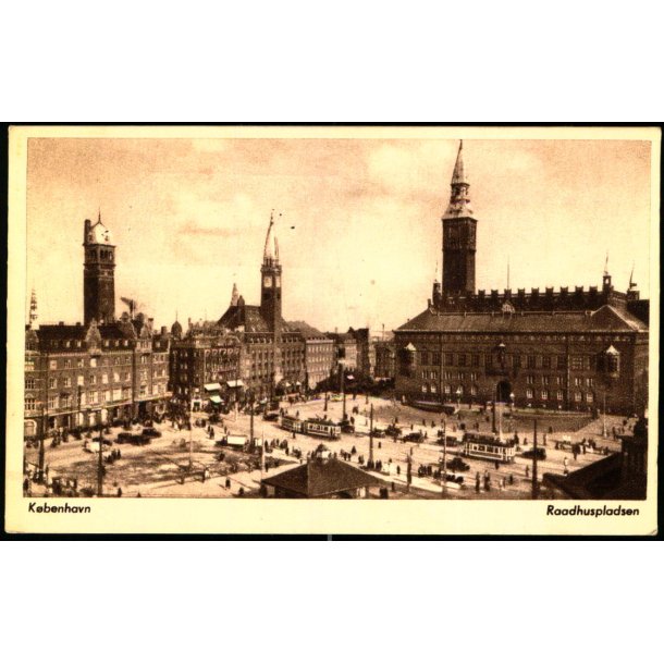 Kbenhavn - Raadhuspladsen - John Meinckes Kunstforlag 127