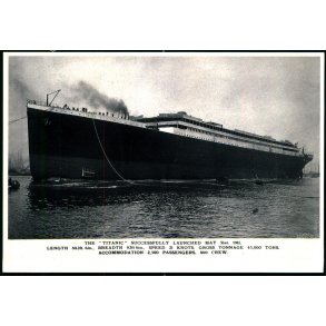 R.M.S. TITANIC - Mayfair Cards BB 831 - Ubrugt